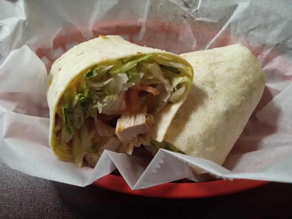Honey Mustard Wrap with Added Grilled Chicken