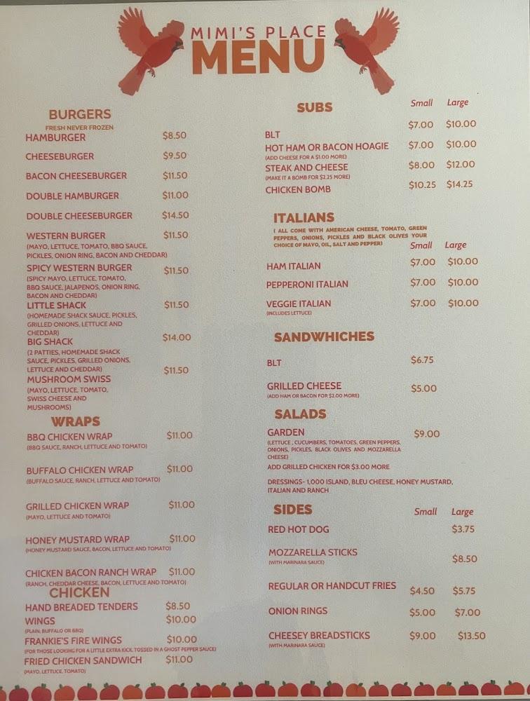 Mimi's Place Menu image 1