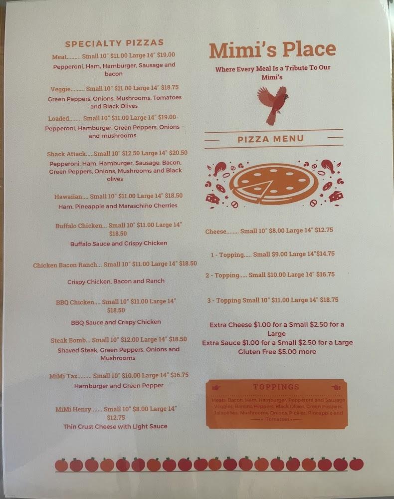 Mimi's Place Menu image 2
